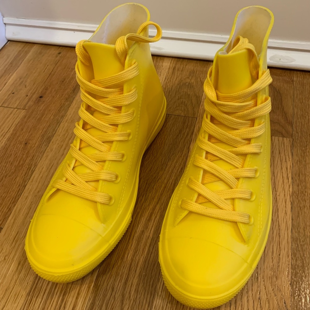 Yellow Rain Boot Sneaker